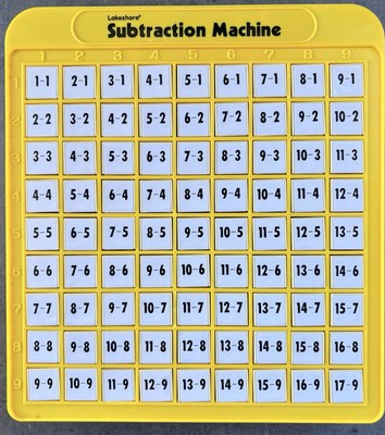 Lakeshore Subtraction Machine Math Learning Educational Toy Pop Up Homeschool