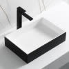 ALFI brand ABRS2014 20'' Rectangular Solid Surface Resin Vessel - White