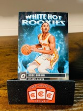 Kobe Bufkin 2023-24 Donruss Optic #7 White Hot Rookies Atlanta Hawks JS