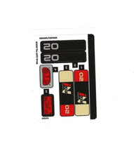 LEGO 76972 Jurassic World Rebirth sticker sheet