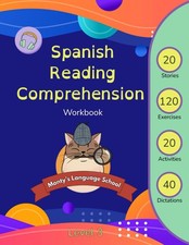 Spanish Reading Comprehension Workbook for Kids Level 3 - Monty's Language Sch