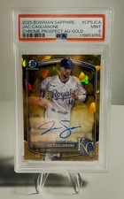 2025 Bowman Sapphire - Chrome Autographs Jac Caglianone #CPS-JCA Gold /50