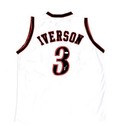 Allen Iverson Autographed 76ers Custom Jersey #3 – JSA Authenticated XL — photo 1