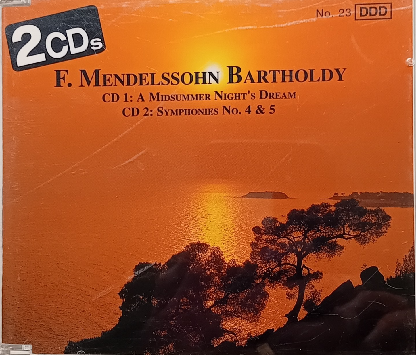 Felix  Mendelssohn Barttholdy Midsummer Nights Dream/Sym No 4 & 5  Music CD Albu