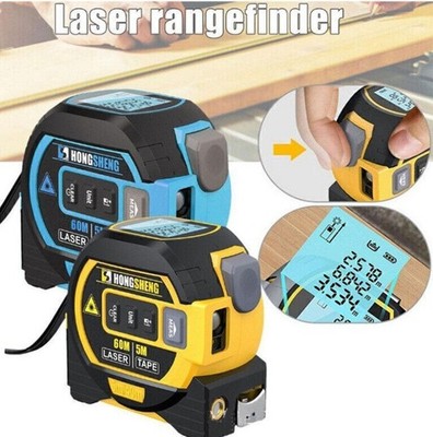 40M Digital Laser Tape Measure Point Distance Range Finder Tool Measuring Tape//