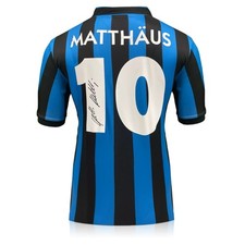 Trikot von Inter Mailand 1990, signiert von Lothar Matthäus