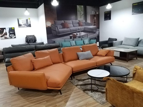 Ecke Ecksofa L-Form Wohnlandschaft Sofa Couch Polster Garnitur Stoff Sofas Leder-image