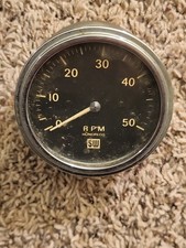 Stewart Warner Vintage 5k 5000 Rpm 3 38 Tachometer Hotrod Ratrod Flathead
