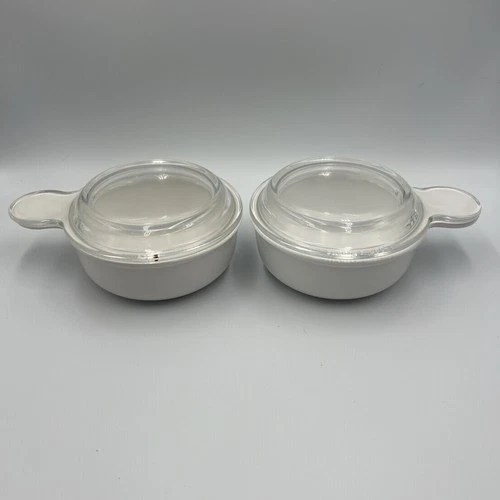 Lot Of 2 VTG Corning Ware P-150-B Grab-It Bowl 15oz with Pyrex P-150-C Glass Lid