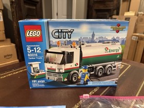RETIRED SET🔥: LEGO CITY: Tanker Truck (60016) 100% Complete With Box And Manual