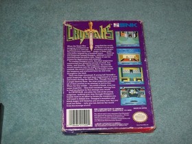 Nintendo NES Crystalis Video Game COMPLETE Box & Instructions