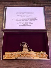 United States Capital Historical Society Christmas Ornament for 1997 Made In USA