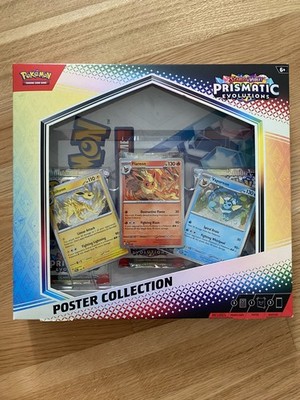 Pokemon Prismatic Evolutions POSTER COLLECTION - Englisch - NEU OVP Scarlet