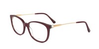 Jimmy Choo JC302 Burgundy Animalier 55/17/145 Damen Brillen