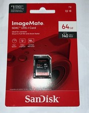 SanDisk 64GB ImageMate SDXC UHS-1 Memory Card 140MB/s Full HD L K
