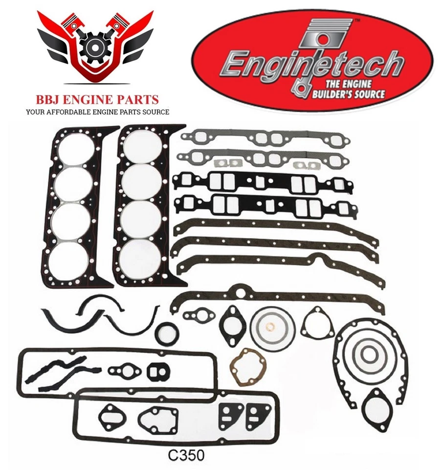 Chevrolet GMC SBC 283 307 327 350 5.7 1959–1985 Enginetech Rebuilder Gasket Set  - Image 3 of 3