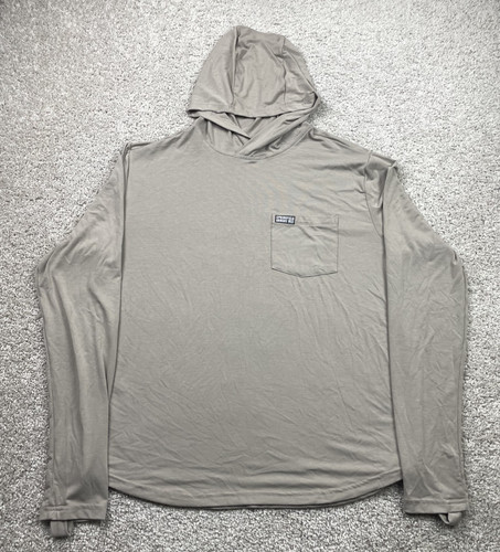 Springfield Armory Hoodie Men’s Large Beige Bamboo Blend Sun Long Sleeve