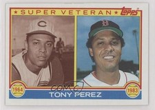 1983 Topps Super Veteran Tony Perez #716 HOF sh7