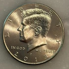 2013-P Kennedy Half Dollar - AU - About Uncirculated