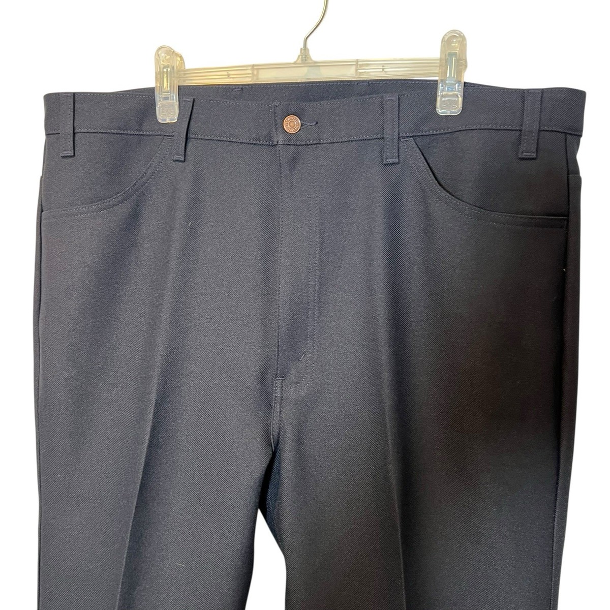 Levi's 517 Bootcut Pants 44x30 Tex Twill Black Western Dress NWT