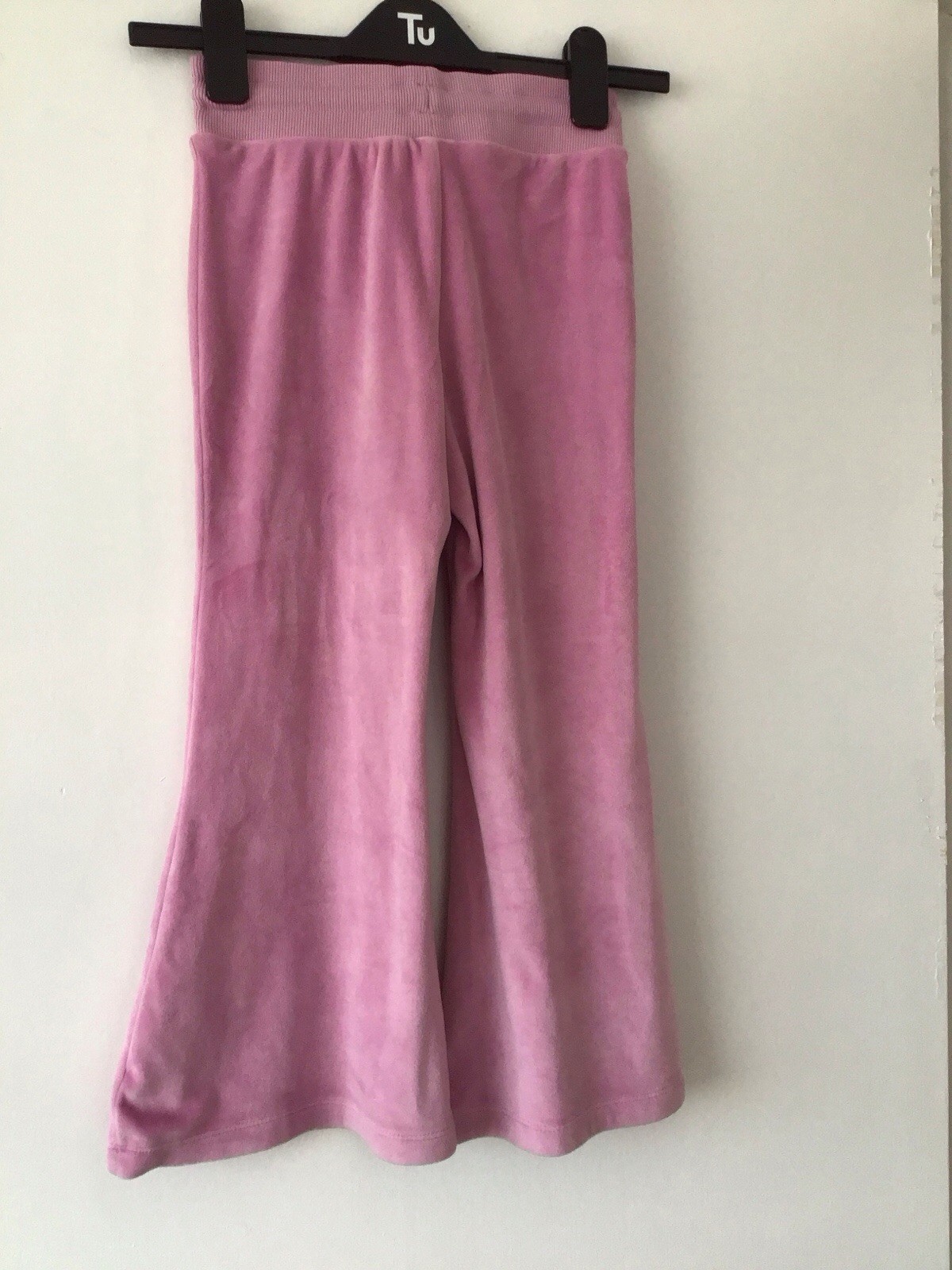 Girls M&S, St Bernard Grey, Pink Long Sleeve, Jumper, Trousers Age 6-7 Years image 3