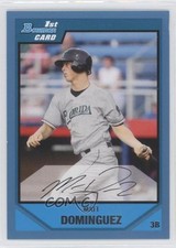 2007 Bowman Draft Prospects Blue 166/399 Matt Dominguez #BDPP34 0w8