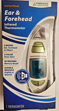 Veridian Healthcare 09342 Talking Ear and Forehead Infrared Thermometer