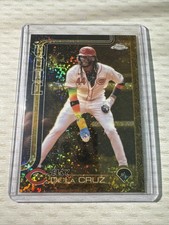 2025 Topps Gilded Collection - Elly De La Cruz Gold Mini-Diamond Refractor /50