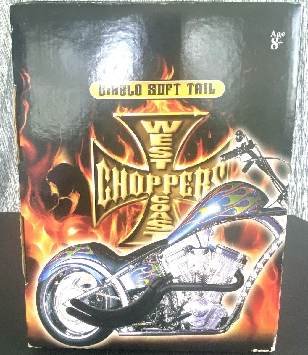 WEST COAST CHOPPERS 1:5 SCALE DIABLO SOFT TAIL DIE CAST MOTORCYCLE