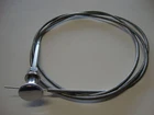 CHOKE CABLE 6'  STEEL CABLE CHROME KNOB 6 FOOT FITS CHEVY FORD #2332