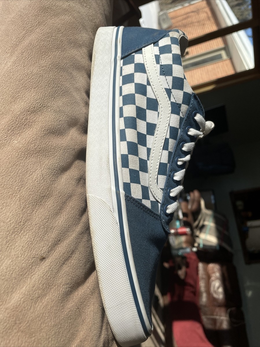 VANS Blue And White Checkered Men display picture 3