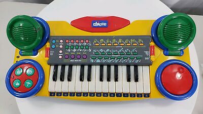 Vintage Chicco Keyboard Kids Piano Keyboard Instrument Large Toy