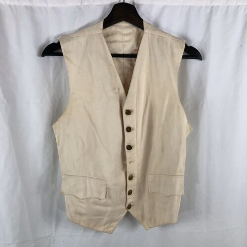 Antique Vintage 1930s Waistcoat Vest Buckle Back - image 1