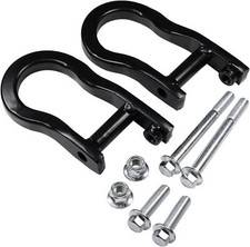 1 Pair Black Tow Hook 84072463 For 2007-2019 Chevrolet Gmc Silverado Sierra 1500