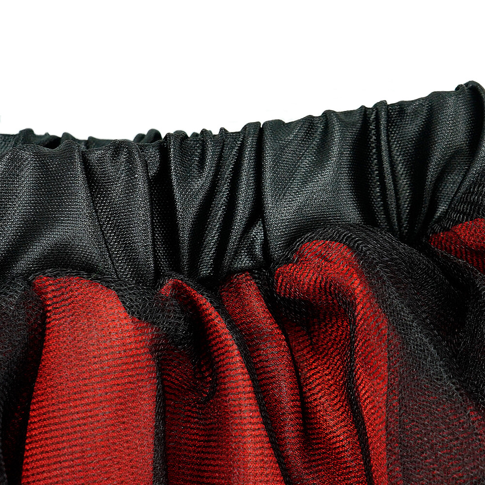 Seasonstrading Red & Black Tulle Tutu Lined Skirt - Pirate Vampire Devil Witch Red Riding Hood Gothic Costume, Birthday Party, Dance Dress Seasonstrading Red & Black Tulle Tutu Lined Skirt - Pirate Vampire Devil Witch Red Riding Hood Gothic Costume, Birthday Party, Dance Dress