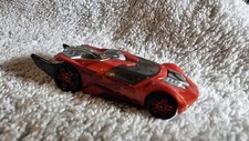 2005 Hot Wheels Acceleracers Racing Drones RD-09 Orange / Red with Red Rims
