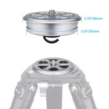 ARTCISE AS90C Tripod Mounting Pan Tripod Flat Top Plates Tripod Bowl Plates