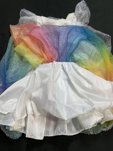 Girls Fairy Princess Dress Costume Removable Wings Measurements In Photos - Picture 4 of 12