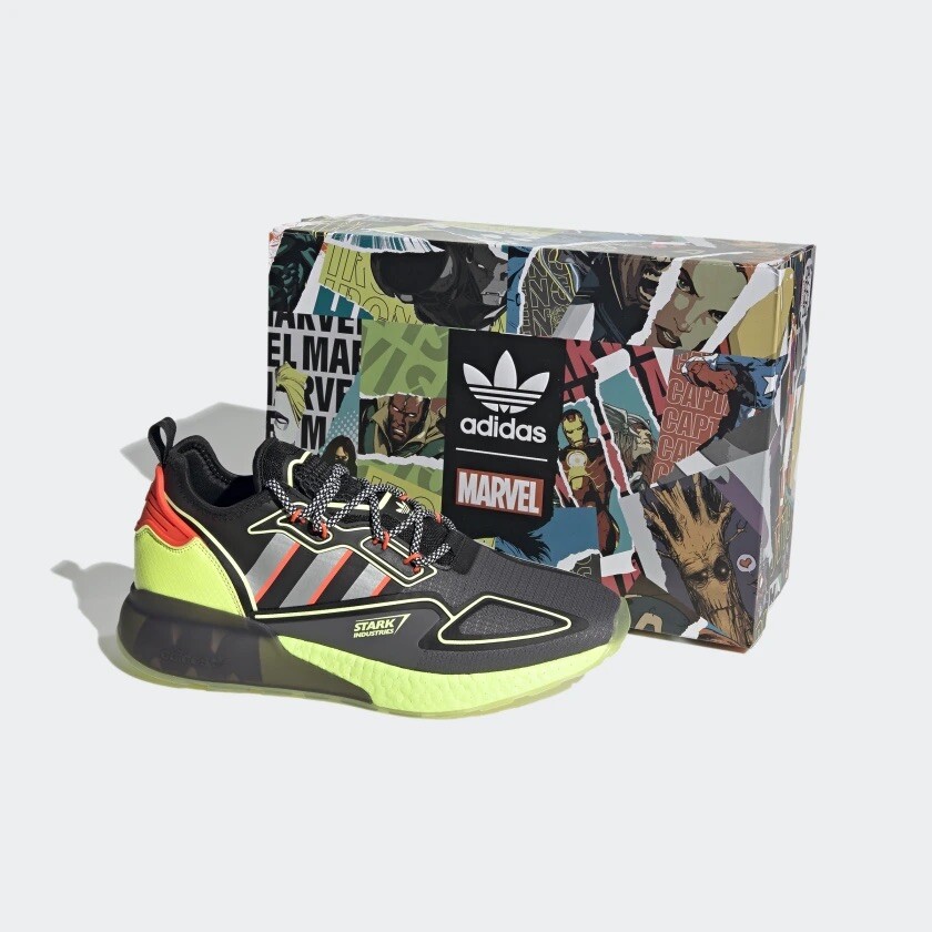 Adidas ZX 2K Boost x Marvel Stark Industries Multicolor Adidas ZX 2K Boost x Marvel Stark Industries Multicolor