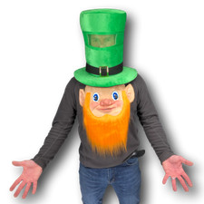 Mens Deluxe Leprechaun Irish St Patricks Day Fancy Dress Costume Adult Outfit