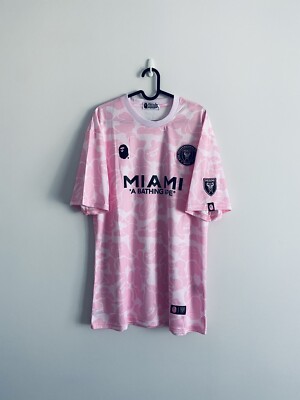 Inter Miami BAPE Special Edition Home Shirt Jersey Size 2XL
