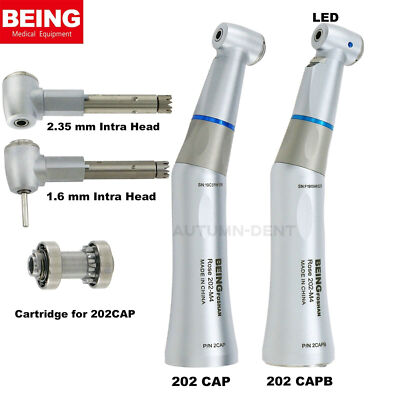 BEING Dental Low Speed Handpiece Fiber Optic Inner Water Contra Angle ISO E-Type