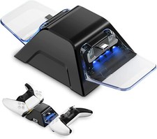 Playstation 5 Controller DUAL Charging Dock LED Fast Charge Charge Indicator