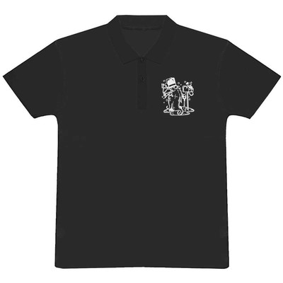 'Xmas Gonk & Bird' Adult Polo Shirt / T-Shirt (PL036739)