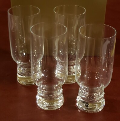Alessi for Delta Airlines Champagne Glasses Set of 4 pn 044207726 brand new