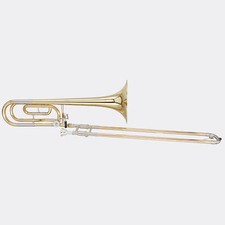 Blessing Tenor Trombone, .547" Bore, Traditional Wrap, F Rotor, Brass Bell