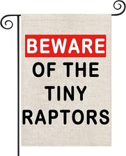 LEVLO Funny Tiny Raptors Lovers Gifts Beware of the