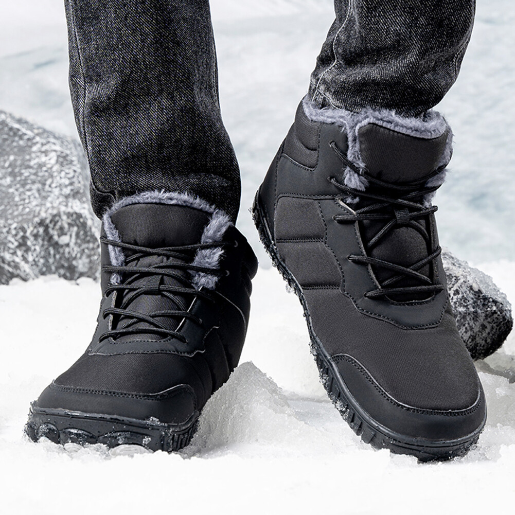 SAOLA Stivali da neve invernali impermeabili foderati caldi leggeri per escursionismo arrampicata
