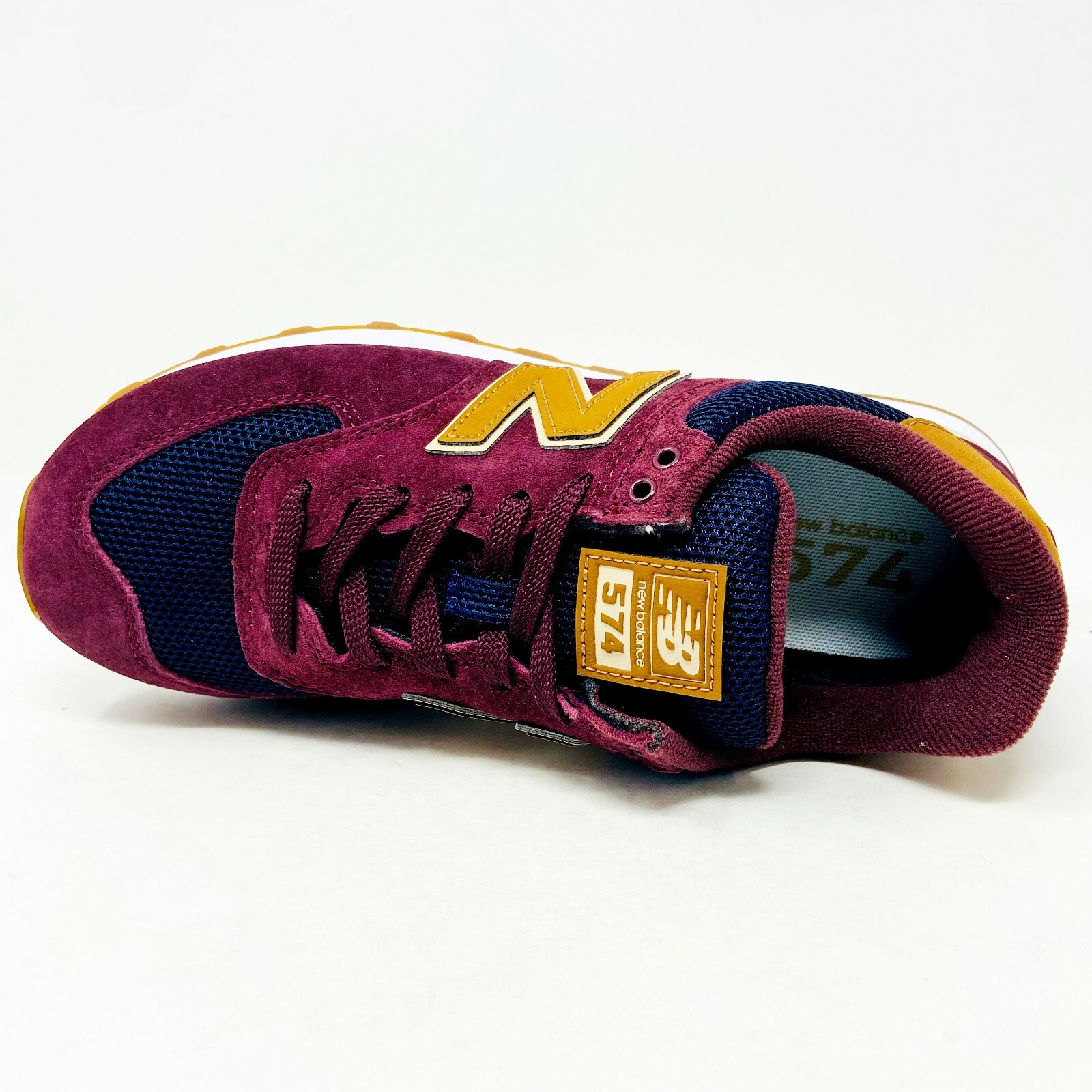 New Balance 574 Classic Maroon Navy 