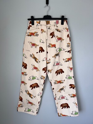 HUMAN MADE × KAWS MADE ANIMAL PANTS Buy Human Made x Kaws Made Animal Patterned Pants | SASOM